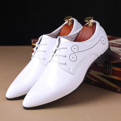 High Quality Men Formal Shoes Men Oxford Leather Dress Shoes Fashion Business Men Shoes Pointed Wedding Shoes K260328