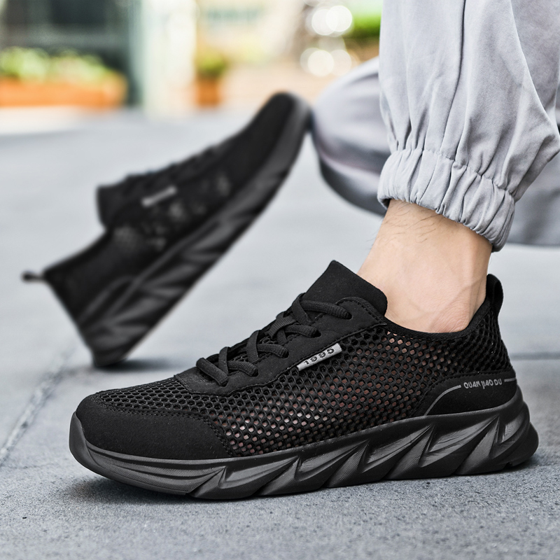 Casual Sports Summer NEW hot Soft Slacker Light and Cheap Flat Mesh Men's Special Shoes Free of Freight