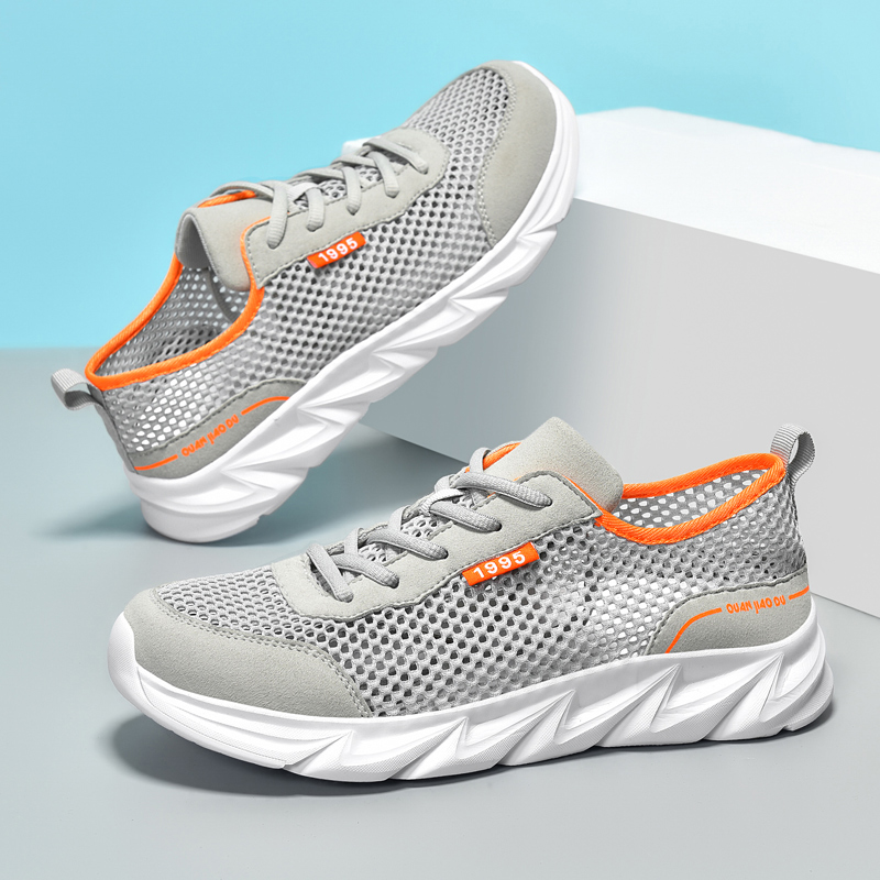 Casual Sports Summer NEW hot Soft Slacker Light and Cheap Flat Mesh Men's Special Shoes Free of Freight