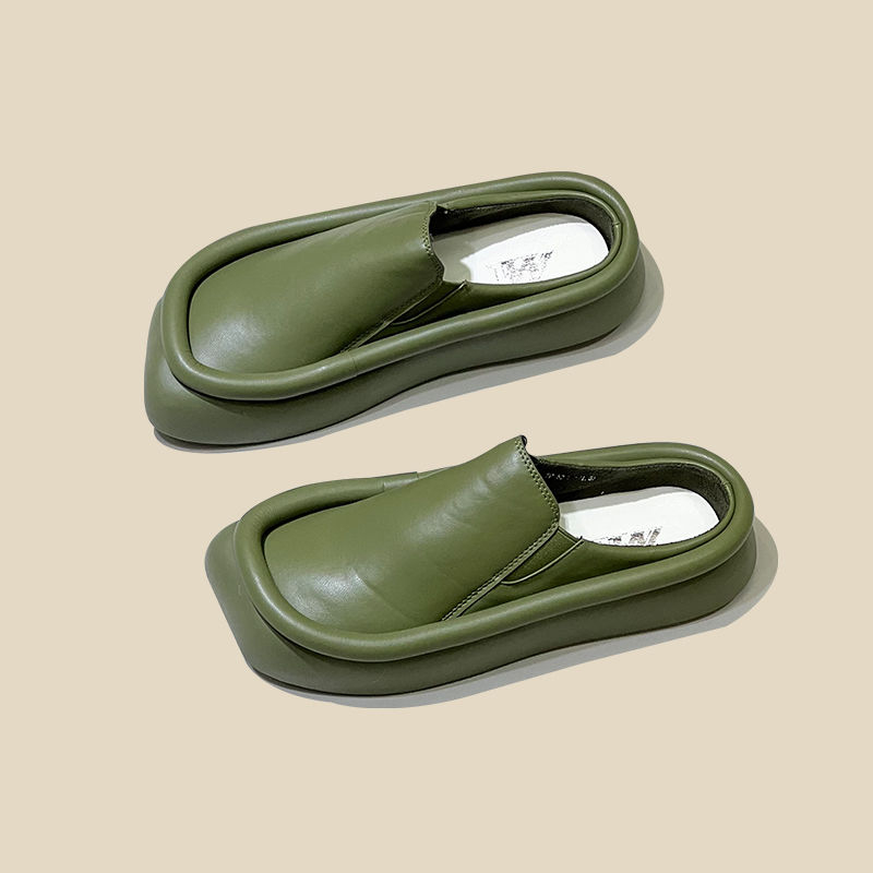 Summer New Fashion Baotou Muller Slippers Women Sandals Comfortable Flat Outdoor Casual Women's Shoes New Flip ps Womens Slides 89cc 's s