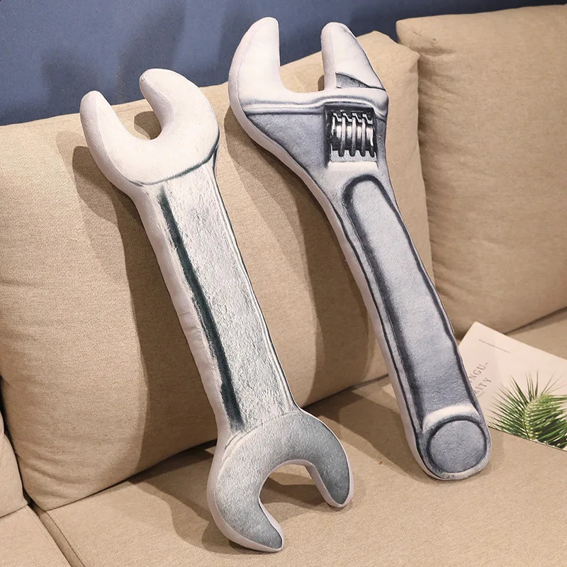 Creative Simulation wrench long pillow wrench plush toy filling doll sleeping pillow fun home decoration birthday gift 240902