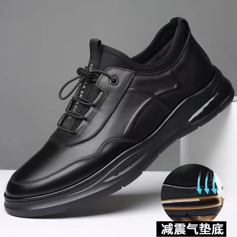 Men's Leather Business Casual Breathable Comfortable No Slip Versatile Shoes Loafers Men Sneakers Chaussures Homme2023 d249