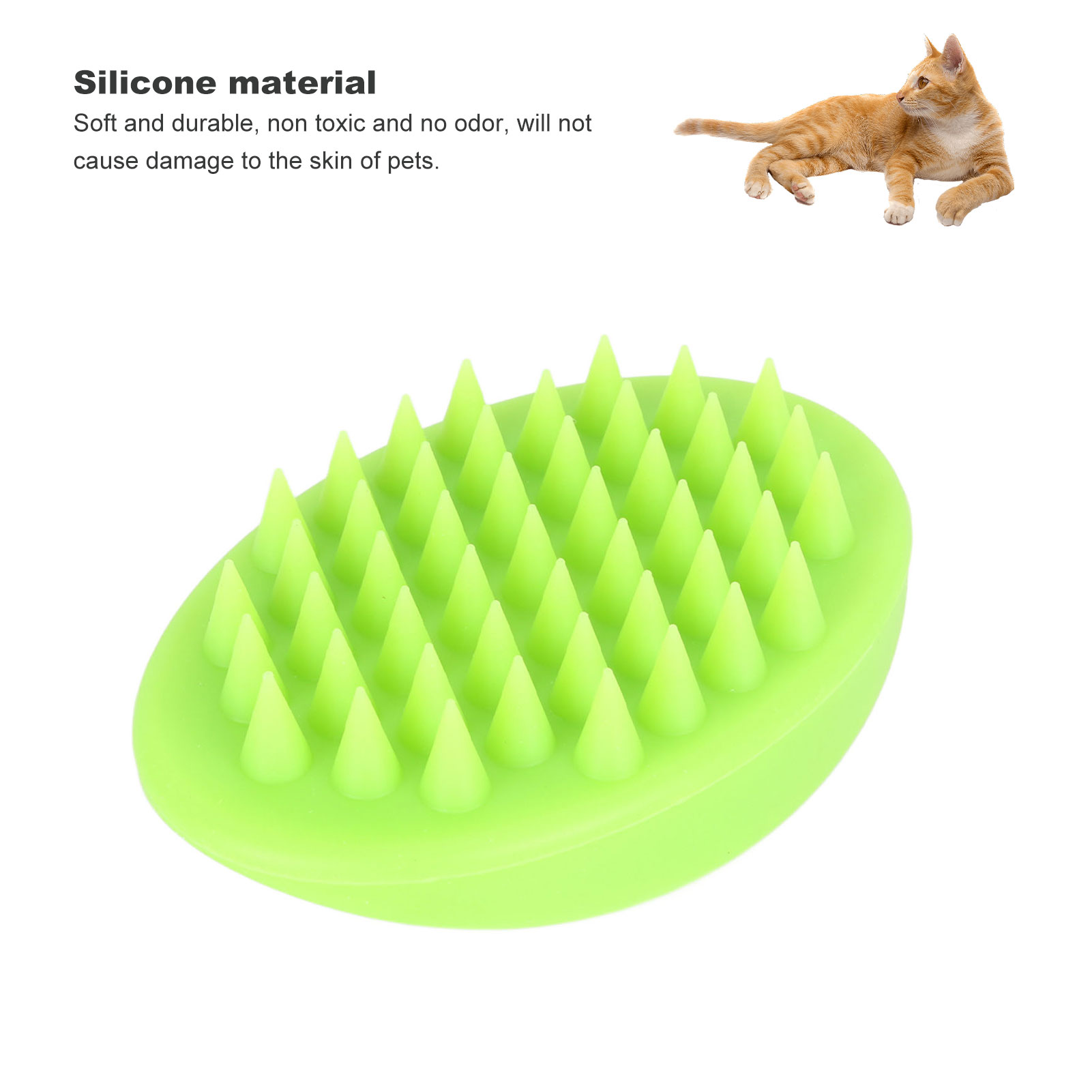 Pet Massage Brush Silicone Bathing Grooming Pet Brush Multifunctional Pet Cleaning Brush For Dogs Cats