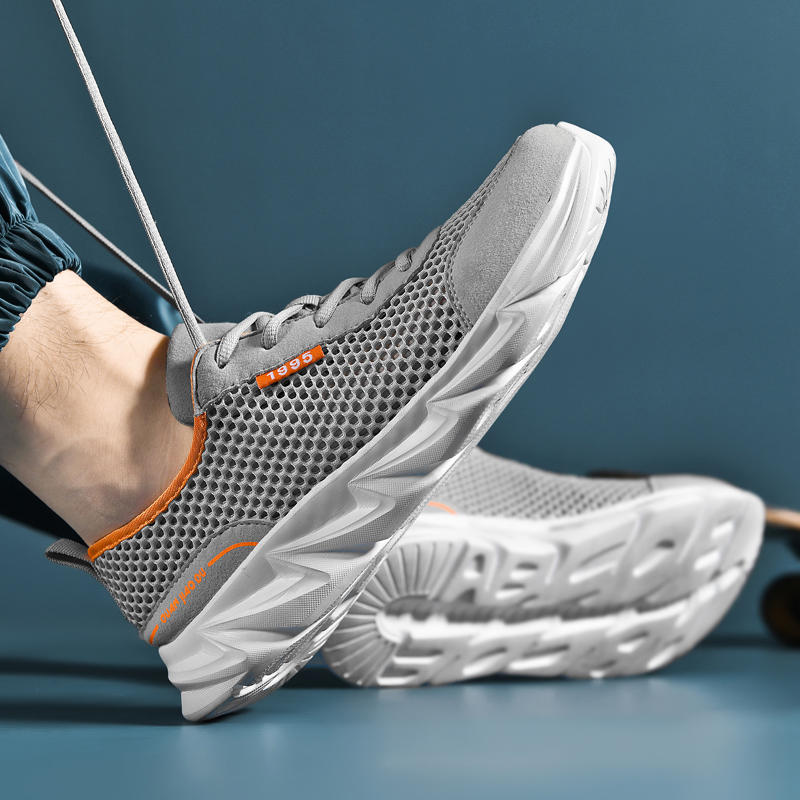 Casual Sports Summer NEW hot Soft Slacker Light and Cheap Flat Mesh Men's Special Shoes Free of Freight