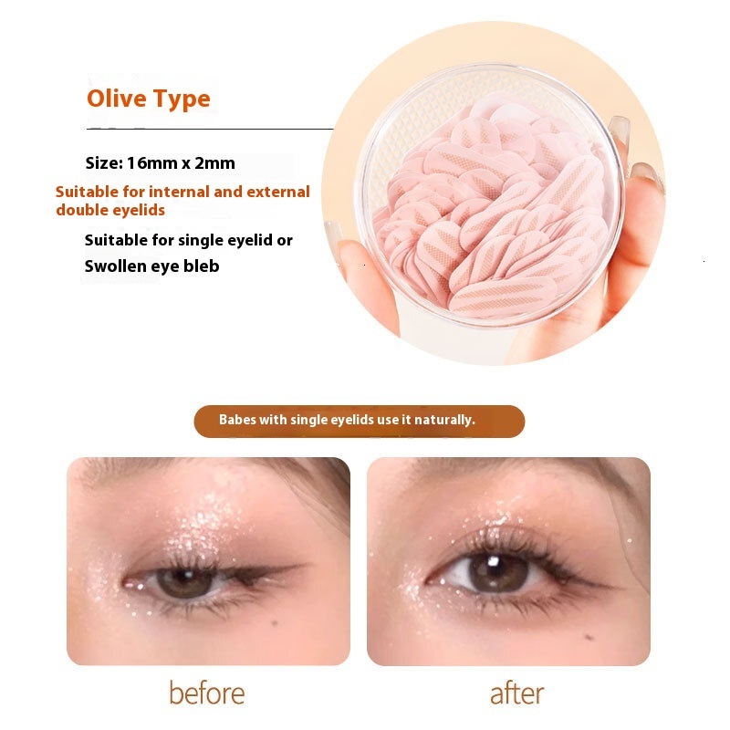 Double Eyelid Enhancer by JONBOS - Strong Hold, Discreet & Swollen Eye Solution
