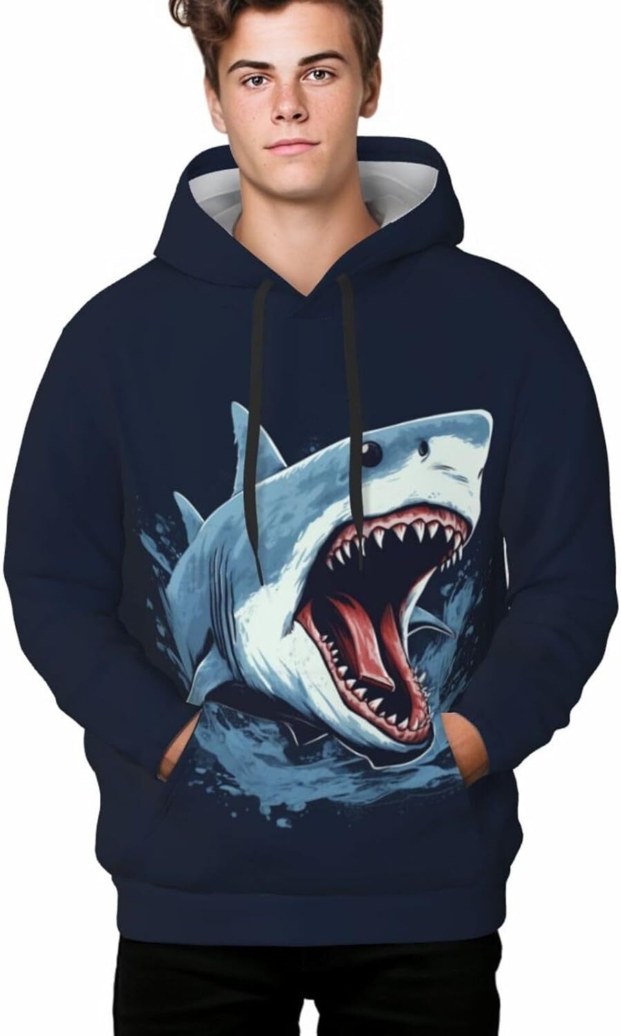 Hoodie for Mens Womens Hoodies For Men Funny 3d Print Graphic Sweatshirt Unisex Pullover With Big Pockets Graphic trend