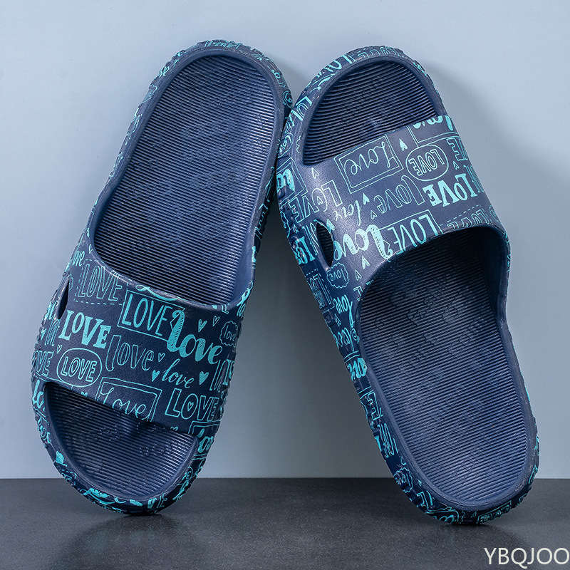 Shoes Men Summer Slippers 2022 New Beach Sandals Male New Quality Casual Flat Non-Slip Breathable Light Home Slides Chanclas Mujer Playa Eddc