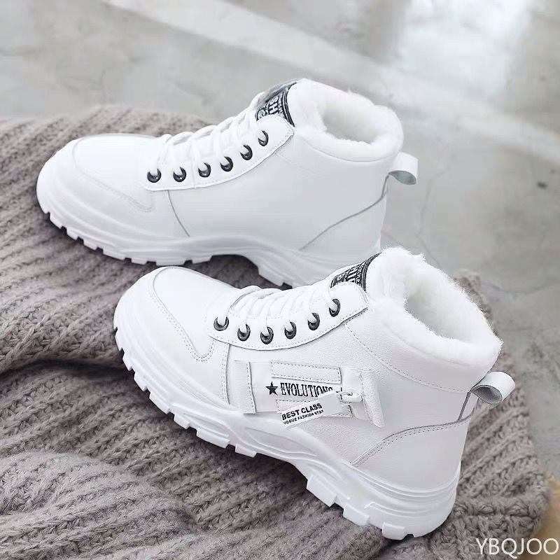 Winter Ladies Shoes Lace up Women Sneakers Snow Ankle Boots Waterproof Warm Platform Botas woman footwear botas de mujer 75d3