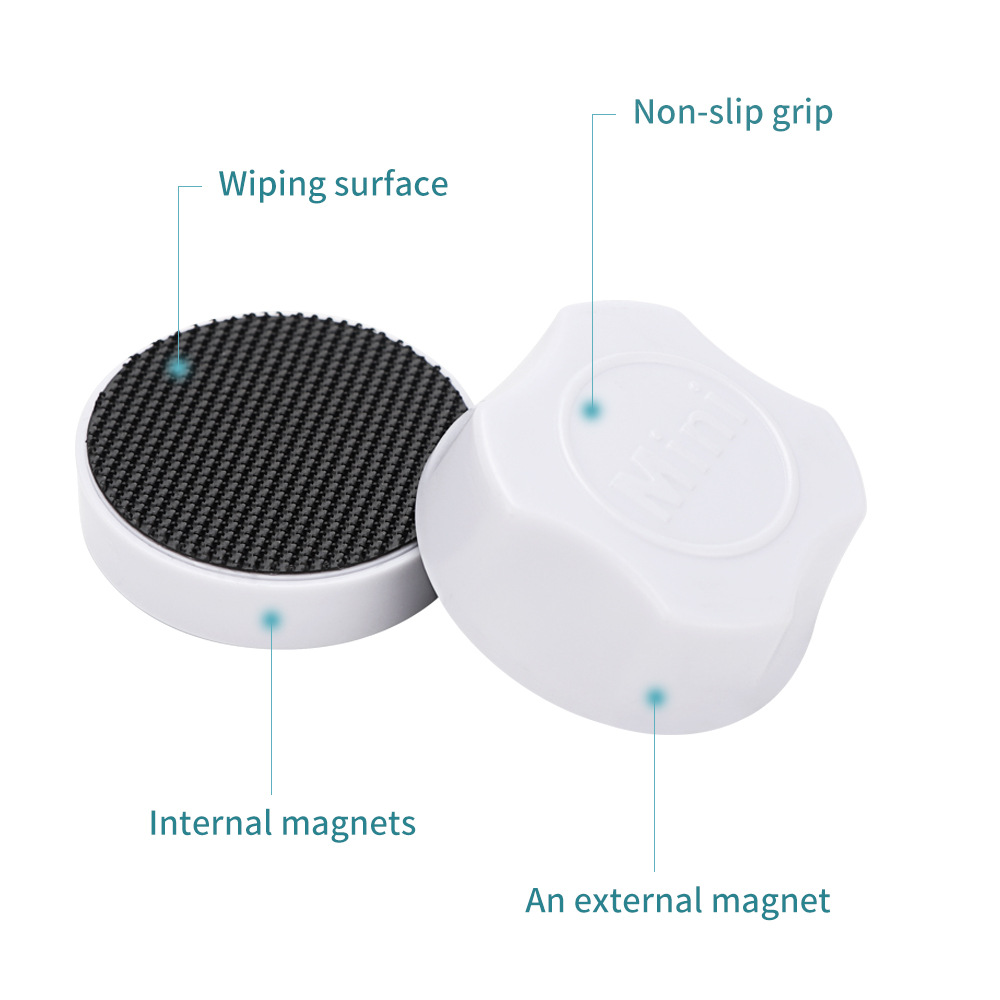 Aquarium Magnetic Brush, Glass Floating Algae Scraper, Curve Glass Cleaner, Mini Scrubber Tool, Fish Tank Glass Cleaning, Magne