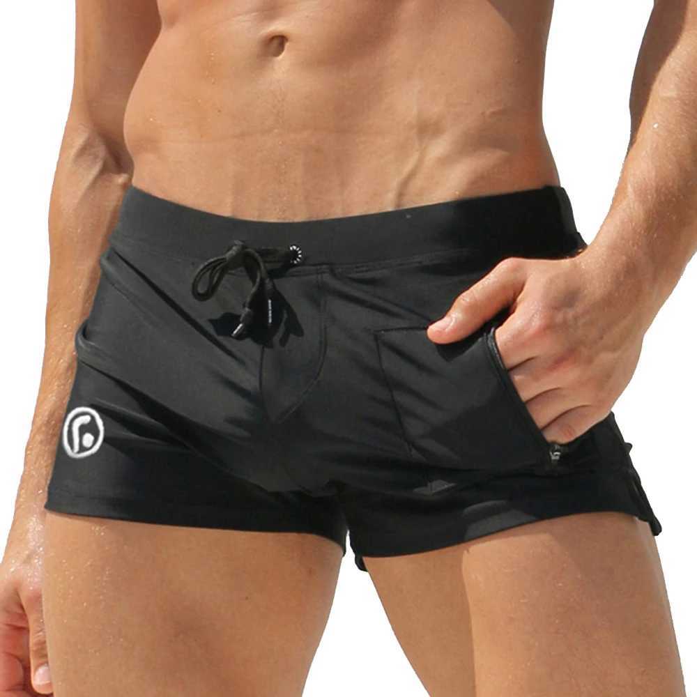 Sexy Swimsuit Beach Quick Drying Trunks Men Swimwear Sunga Board Shorts Swimwear Men Mayo Breathable Sport Surfing Underwear W250214