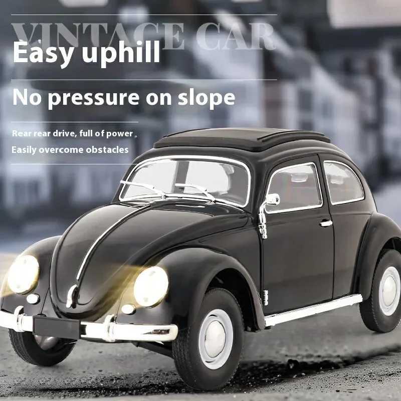 CXD D62 1 16 full-size professional drift remote control retro toy LED RC car Mini ic 1950 model gift Free shipping