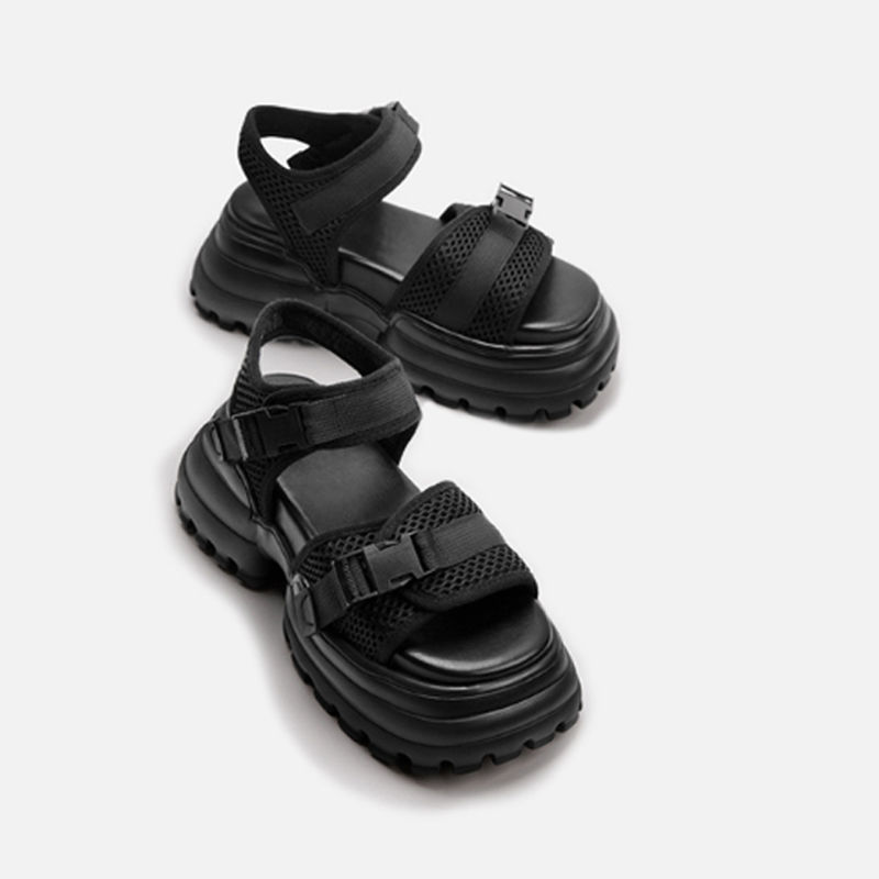 Flat Woman Summer Platform Sandals Soft New Casual Open Toe Wedges Women Shoes Beach Sandal Denim Comfortable Sandalias ias 5980