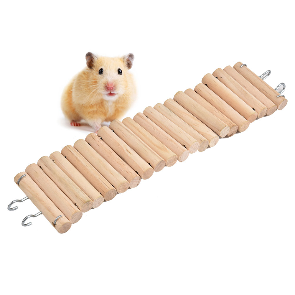 7.5*30cm Pet Hamster Parrot Climbing Soft Ladder Suspension Bridge Birds Toy