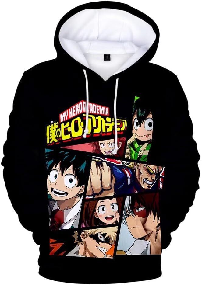 Hoodie for Mens Womens Anime Hoodie Halloween Cosplay Novelty Hooded Pullover Sweatshirt Graphic Hoodies sweatshirt Pullover Long Sleeve 2025