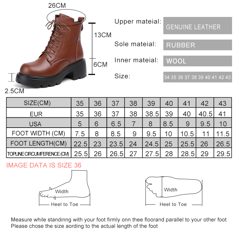 AIYUQI Women Boots High-heel 2024 New Genuine Leather Short Boots Women British Style Wool Warm Winter Women Ankle Boots