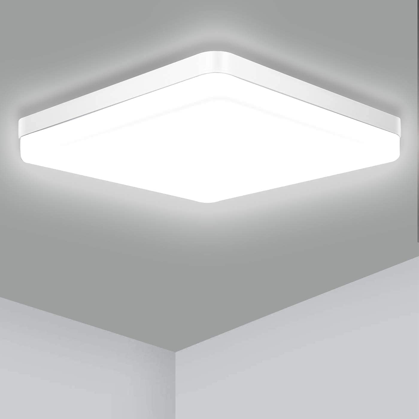 Square LED Ceiling Light Bedroom Lights Neutral White Cool White Warm White 48W 36W 24W 18W LED Ceiling Lighting D2.0