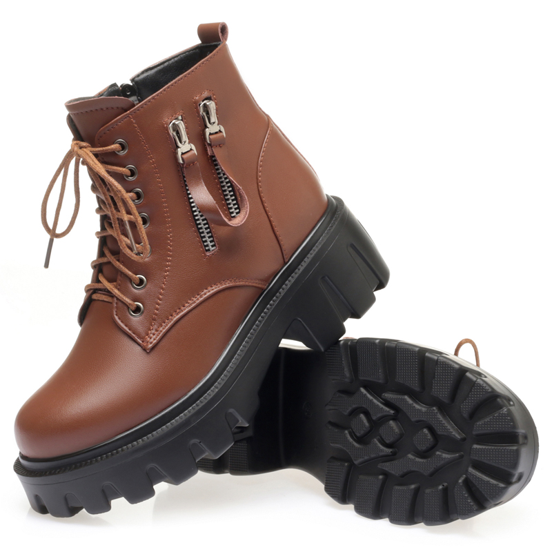 AIYUQI Women Winter Boots Platform Large Size 2024 New Fashion Genuine Leather Women's Snow Boots Wool Warm Women's Ankle Boots