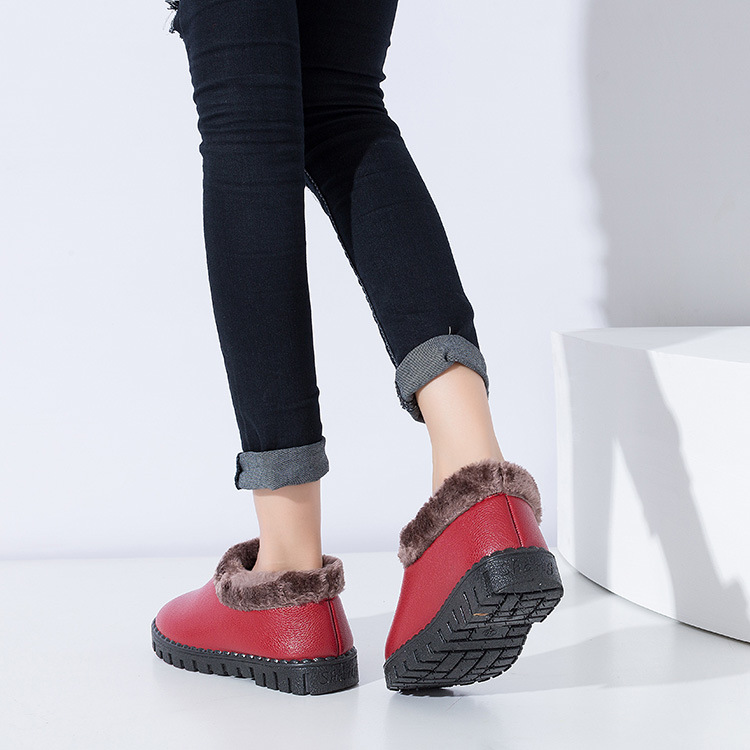 Hot sale Women natural real fox fur snow fashion for women high quality genuine cow leather winter Ankle boots sdc2 c50e