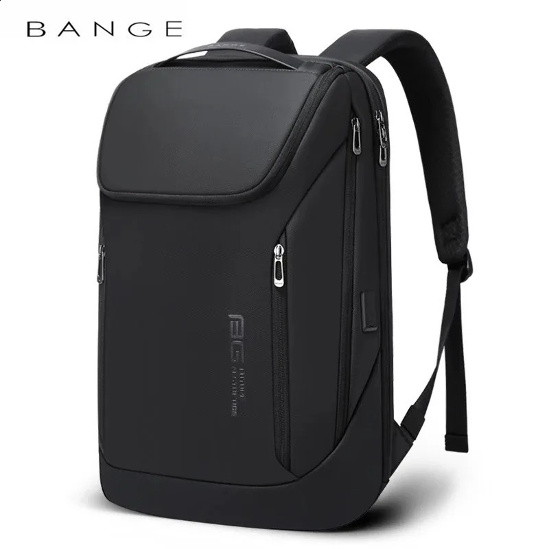 BANGE waterproof multi purpose laptop backpack 15 6 inch USB charging shock resistant business briefcase suitable for both men and women 240902