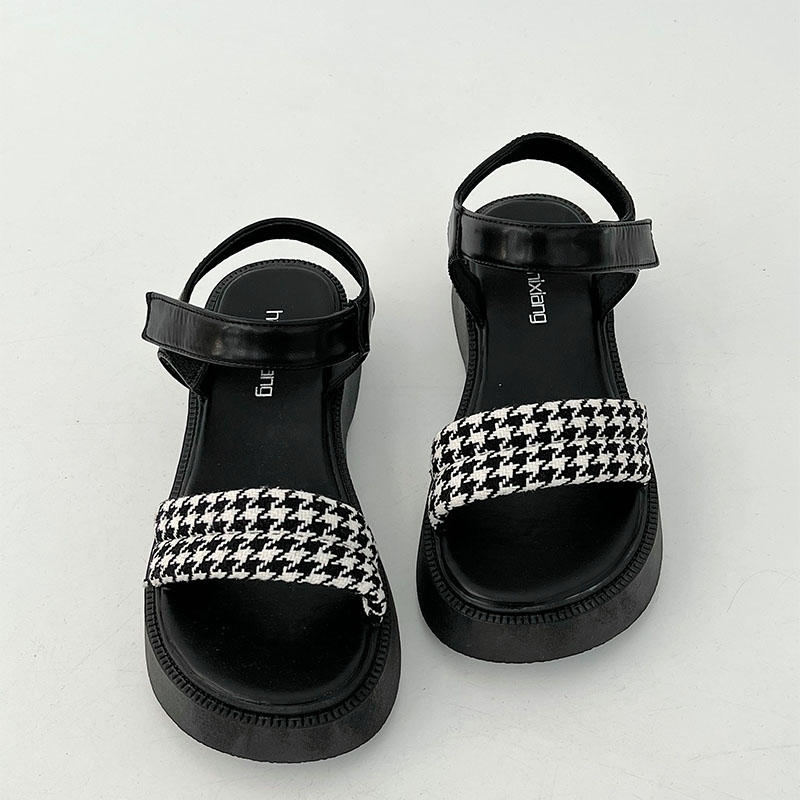 2023 Fashion Platform Women Buckle Slides New Casual Sandals Women's Sports Shoes Summer Student Sandalia Mujer 's