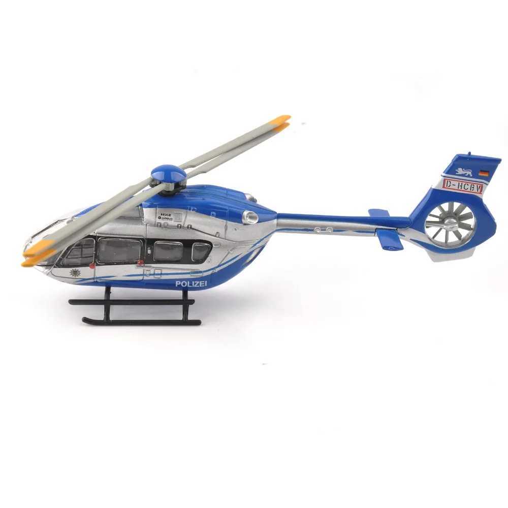 Used to collect 1/87 scale Airbus helicopter H145 Polizei Schuco model airplane models for fan childrens gifts W240830 Free shipping