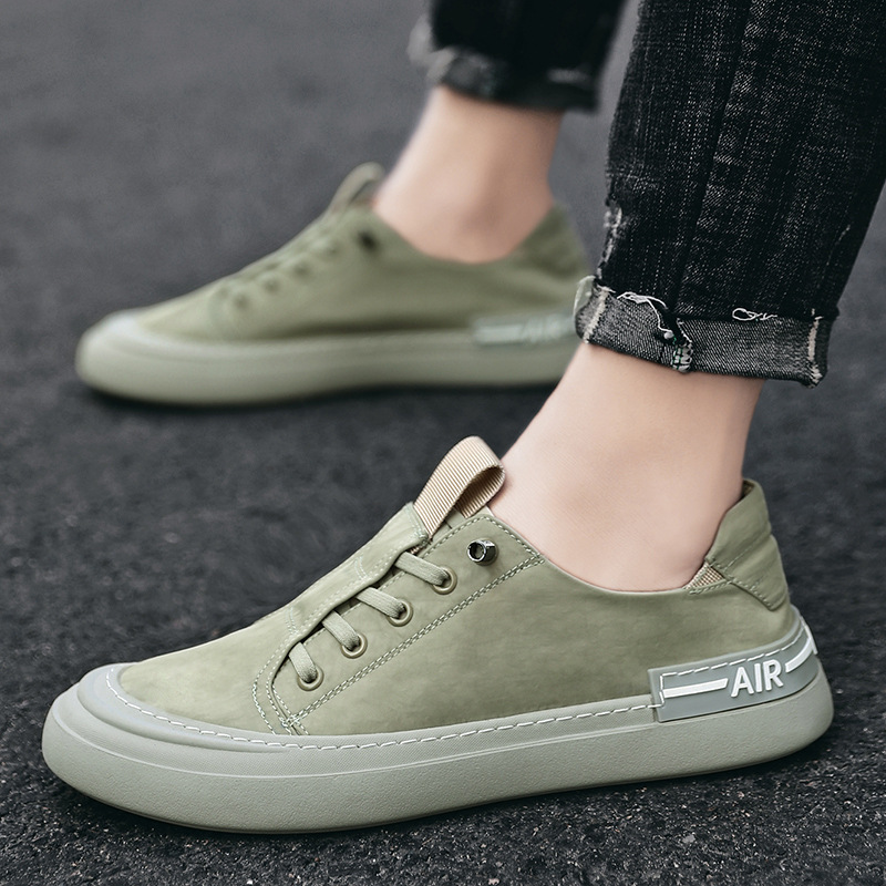 New Casual Shoes Men Breathable Four Seasons Fashion Board Shoes Men Sports Shoes Ice Silk Cloth Men Shoes Student Trendy Shoes