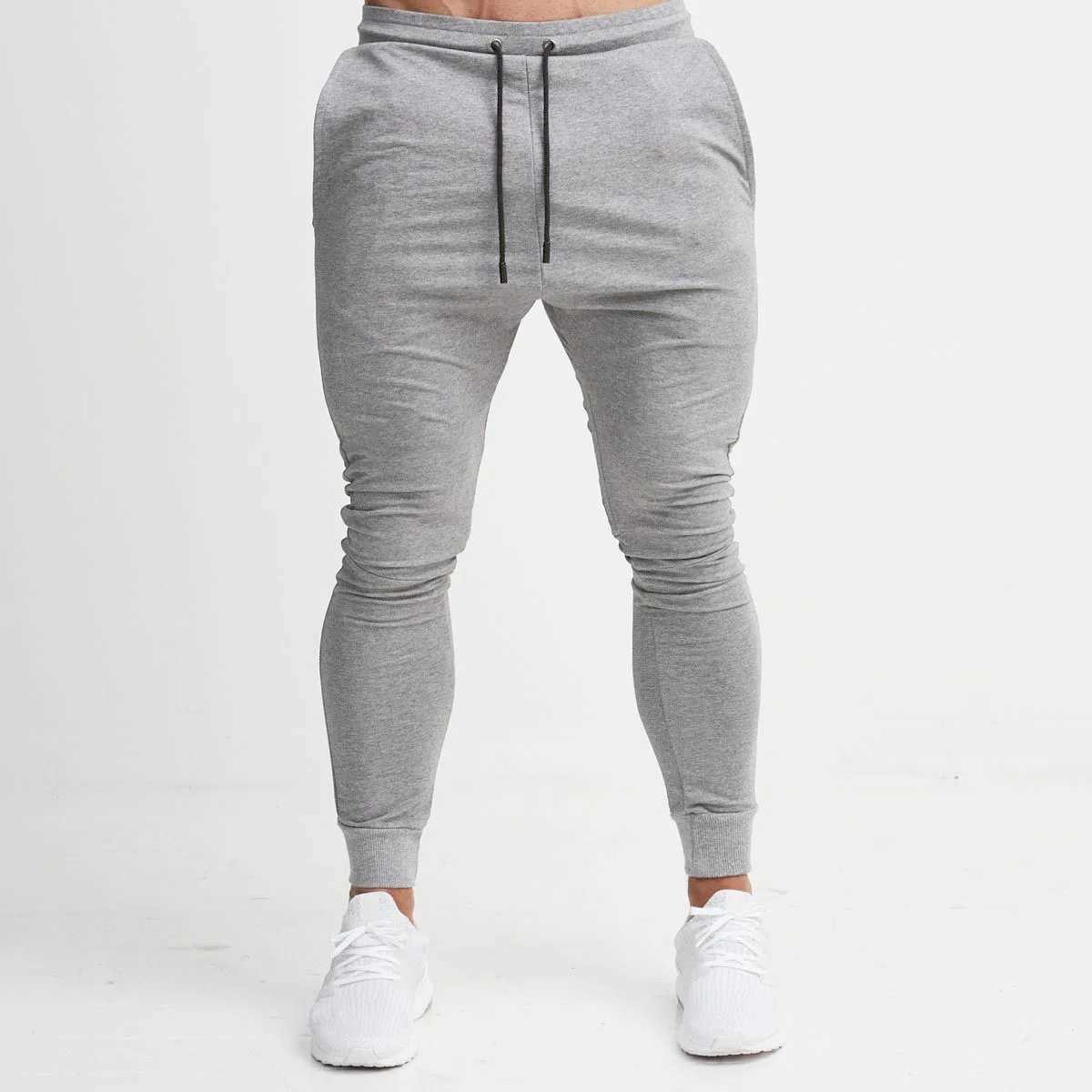 Mens Slim Jogger Pants Tapered Athletic Sweatpants for Jogging Running Exercise Gym Workout X250319
