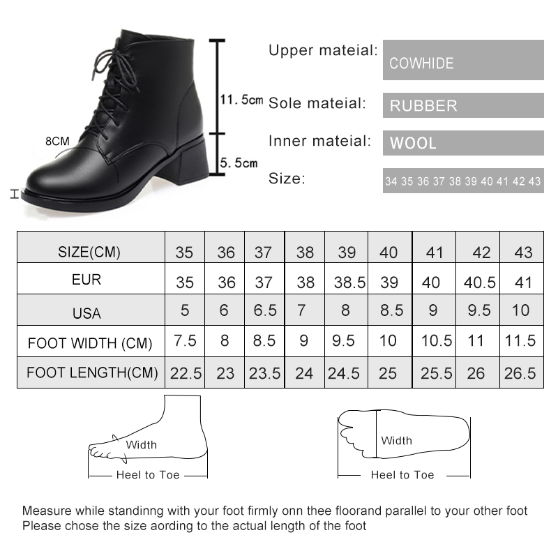 AIYUQI Women's Boots British Style 2024 New Natural Wool Warm Women Winter Boots Non-slip Genuine Leather Ladies Ankle Boots