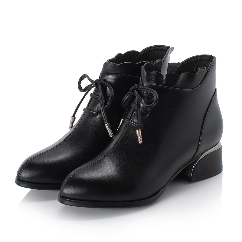 AIYUQI Fashion Women Shoes 2024 New Genuine Leather Women Large Size Shoes Lace-up Point Casual Shoes Women