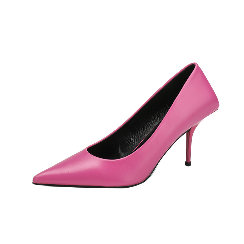 Sexy New Women Pumps Fashion Office Pointed Toe Basic High Heels Ladies Stilettos Work Wedding Party Shoes 35bd