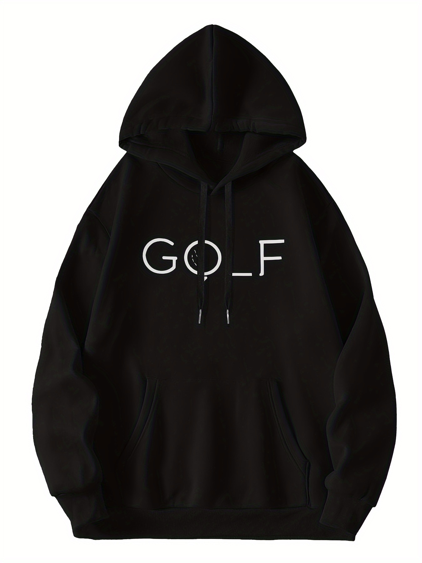 Heavy Bnd Golf Print Hooded Sweatshirt - Soft, Warm, and Comfortab Streetwear for Winter and Fall - Perfect Gift for Men with Kangaroo Pocket and Casu