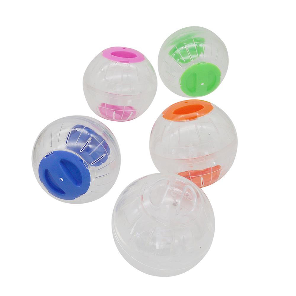 Plastic Clear Breathable Hamster Running Ball Small Pet Rodent Mice Jogging Ball Gerbil Rat Training Exercise Balls Play Toy 1pc
