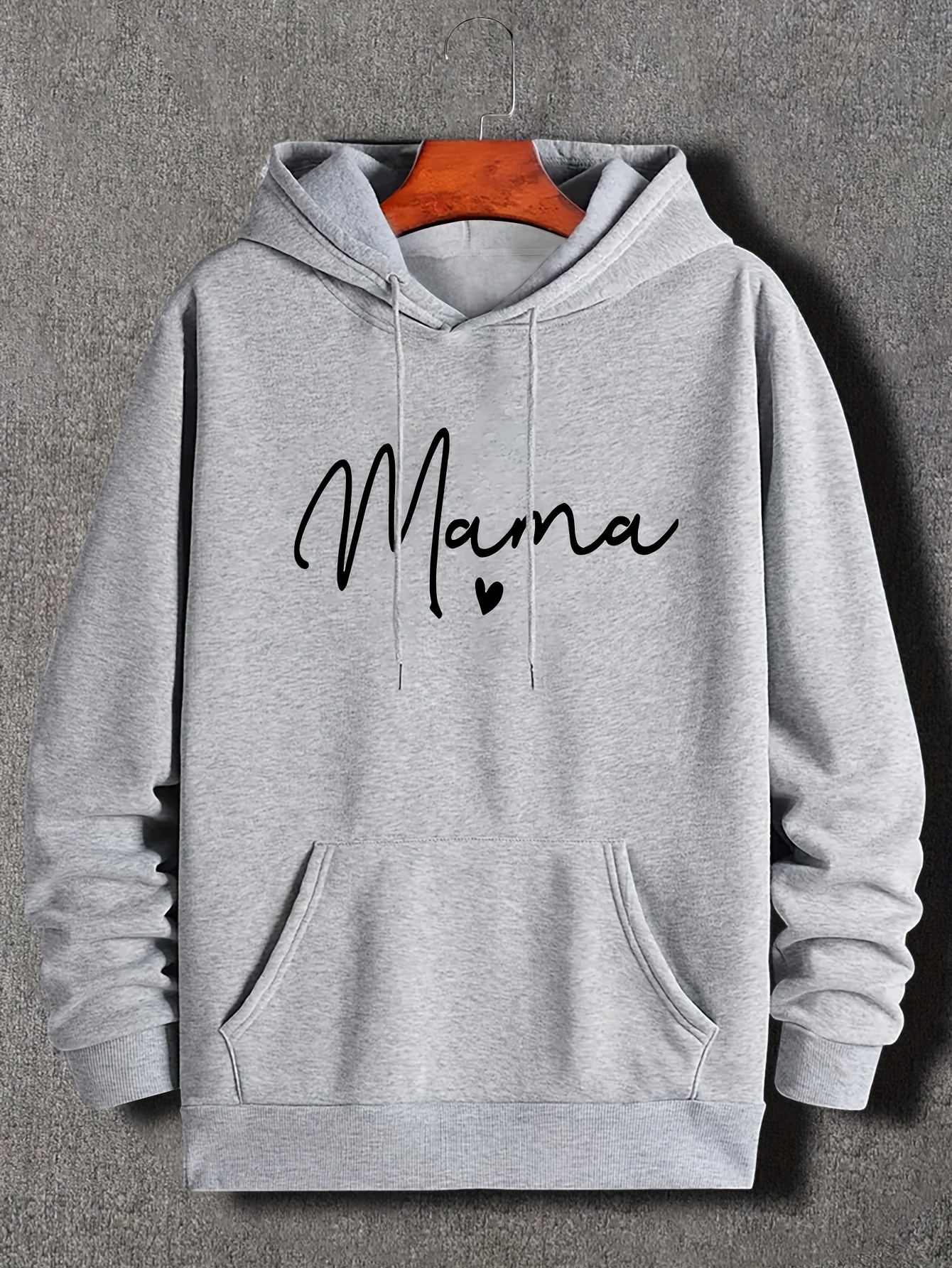 Trendy All-Season Hooded Pullover: Durable Casual Wear with Comfort Stretch and Kangaroo Pocket