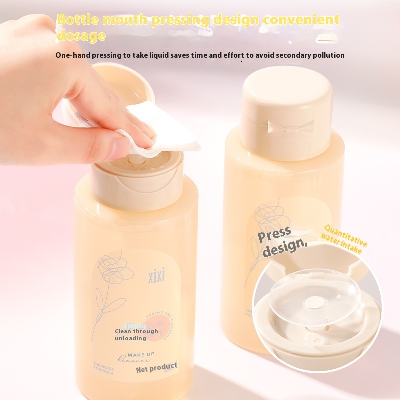 Non-Stimulating Xixi Waterproof Makeup Removing Fluid Perfect for Efficient Cleaning of Eyes, Lips, and Skin