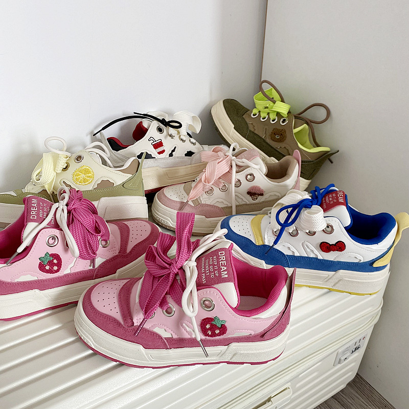 Women's 2024 Canvas Sneakers | Raspberry Powder Casual Lace-Up Flats for Spring cdae