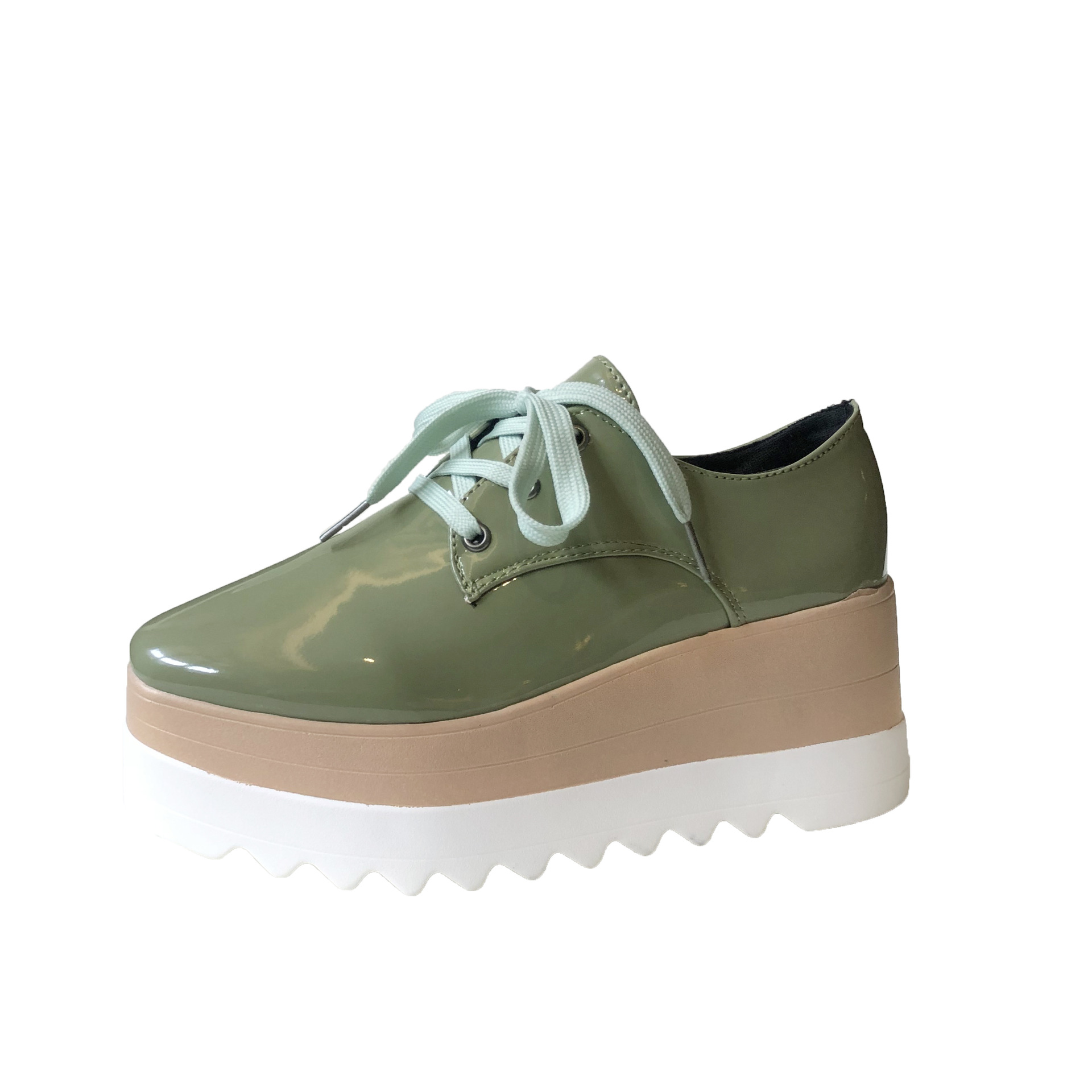 2025 NEW Fashion New Lace Up Platform PU Leather Women s Casual Height Increase cm Ladies Shoes British Style Women Pumps ffba