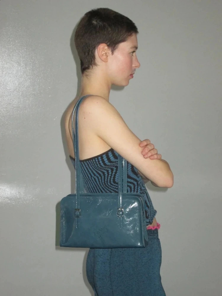 Paloma wool single-shoulder special oil-waxed leather bag for women 240824