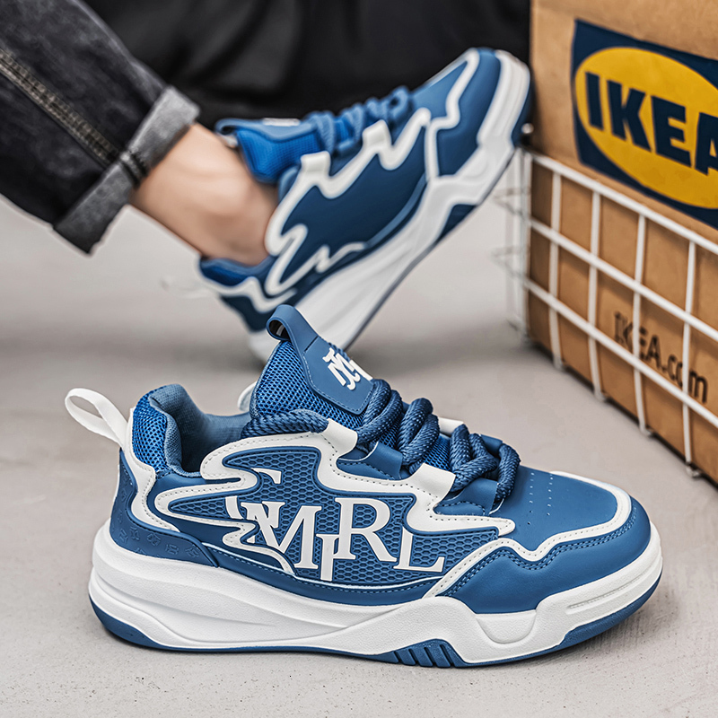 New men's niche thick sole height increasing student casual outdoor sports board shoes