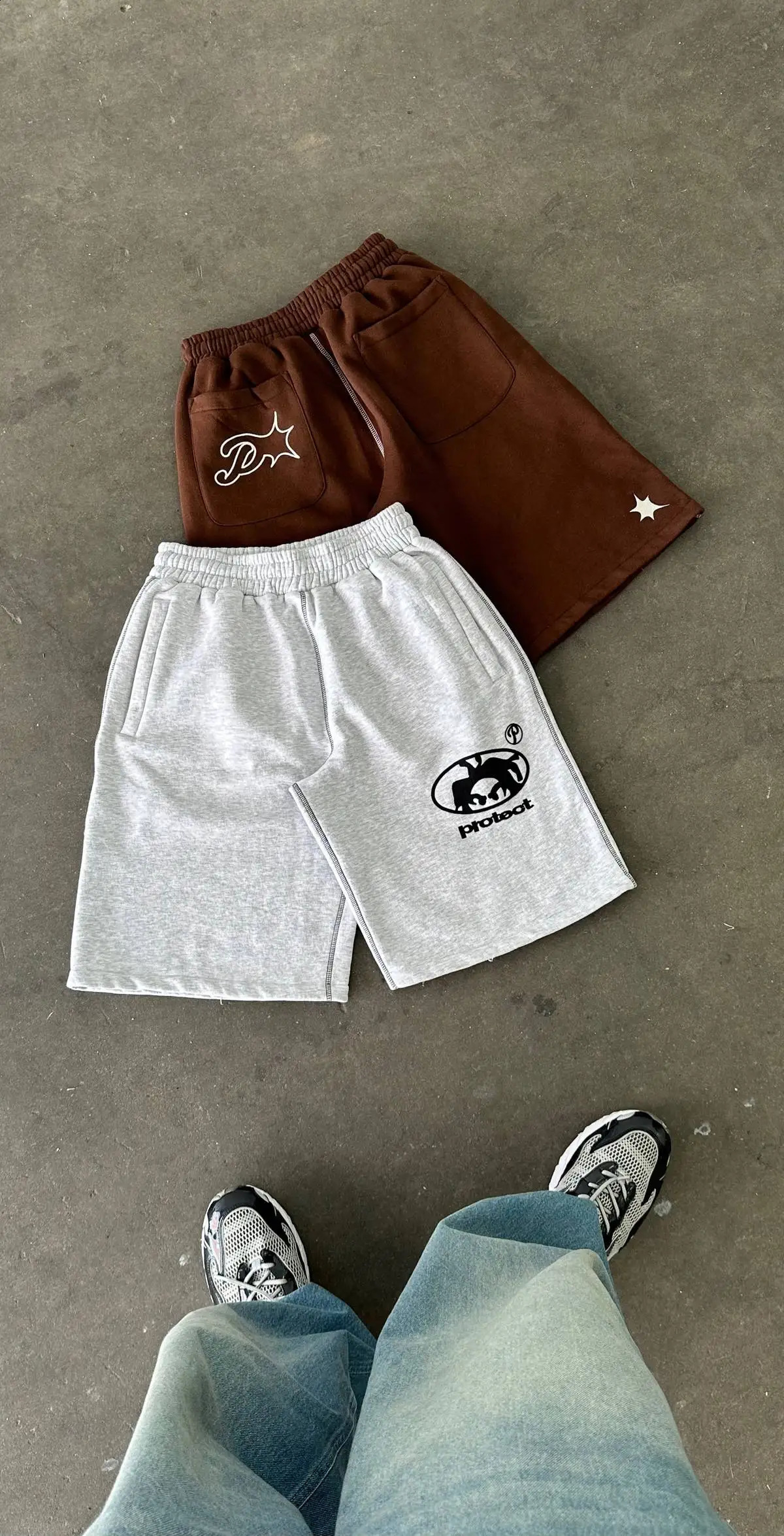 Summer Women Simple Soft Shorts Pants Female Sports Gray Wide Leg Bottoms Streetwear Ladies Graphic Sweatpants Y2K Harajuku 240902