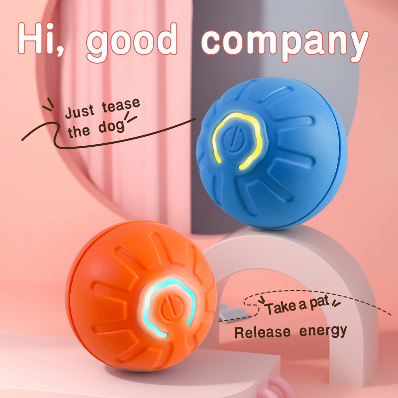 Wholesale Interactive Automatic Pet Gravity Electric Amusement Pet Jump Ball Smart Bouncing Ball For Cat Dog Toy