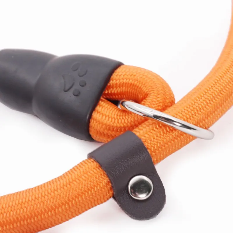 Dog Collar P Chain for Dog Walking Adjustable Dogs Collar P Rope Pet Collars Nylon Dogs Harness Puppy Training Rope Pet Supplies