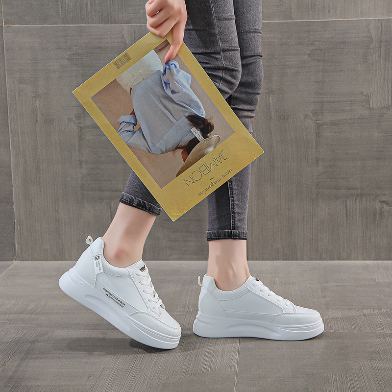 Women's Fashion Platform Sports Summer White Chunky Sneakers Vulcanized Casual Shoes Tennis Female Basket faa8