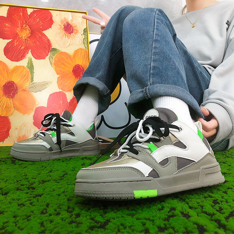 Fashionable Korean Versatile Canvas Board Shoes for Men and Women b118