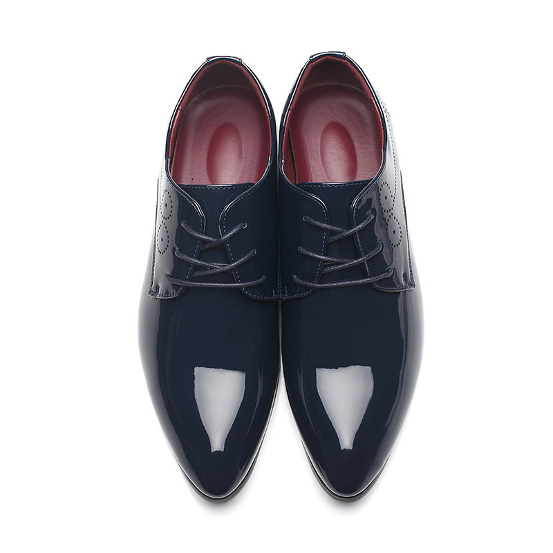 High Quality Men Formal Shoes Men Oxford Leather Dress Shoes Fashion Business Men Shoes Pointed Wedding Shoes K260328