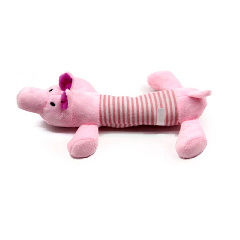 Plush Pet Dog Toy Chew Squeak Toys For Dogs Supplies Fit for All Puppy Pet Sound Toy Cute Elephant Duck Pig Plush Toys For Pets