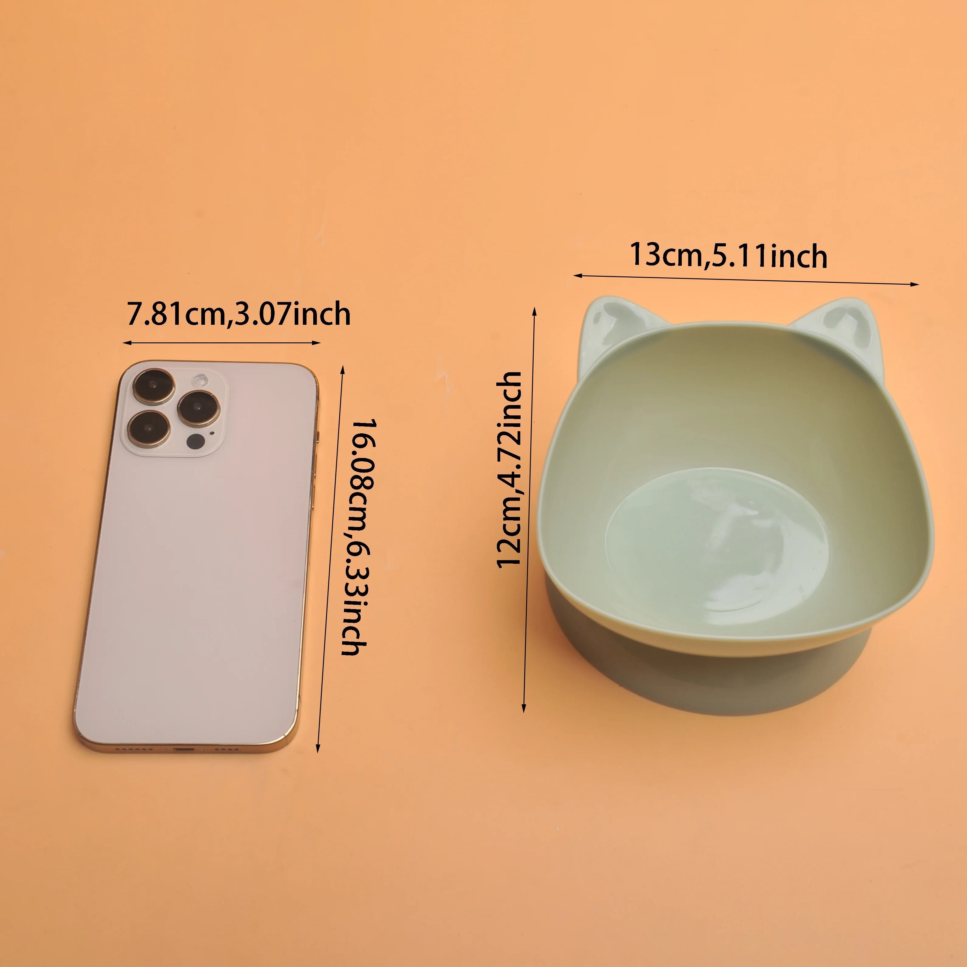 High Foot Pet Bowl Detachable and Washable Plastic Combination Anti Tipping Drinking Water