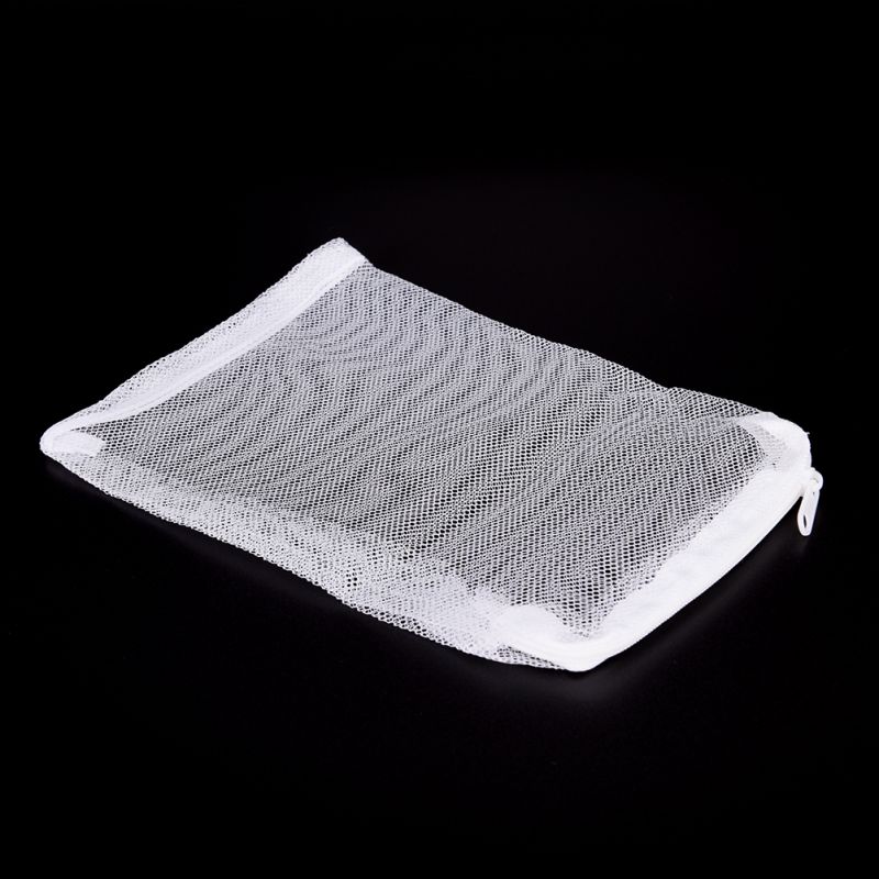 10 Pcs Aquarium Filter Bags Fish Tank Media Mesh Filter Bags Net Bag With Zipper For Activated Carbon Biospheres Ceramic Ring