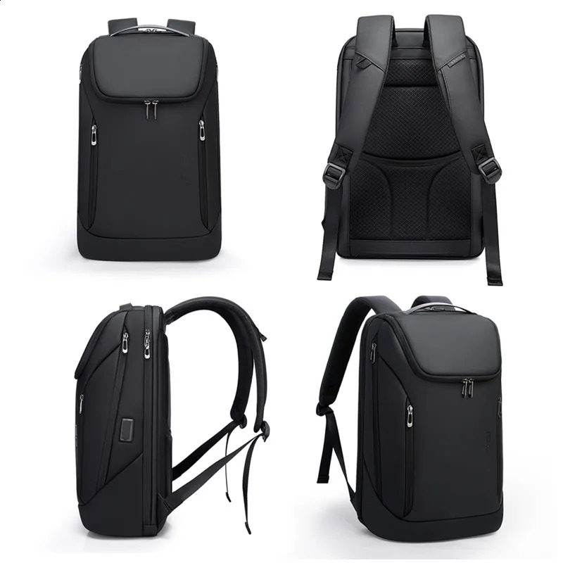 BANGE waterproof multi purpose laptop backpack 15 6 inch USB charging shock resistant business briefcase suitable for both men and women 240902