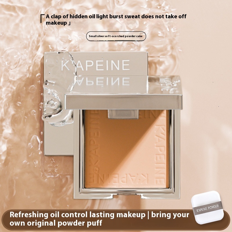 Waterproof Small Silver Burnt Honey Concealer Powder - Dual Purpose Anti-Sweat Cosmetic by Capel