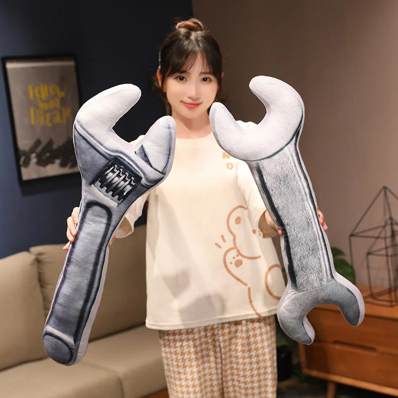 Creative Simulation wrench long pillow wrench plush toy filling doll sleeping pillow fun home decoration birthday gift 240902